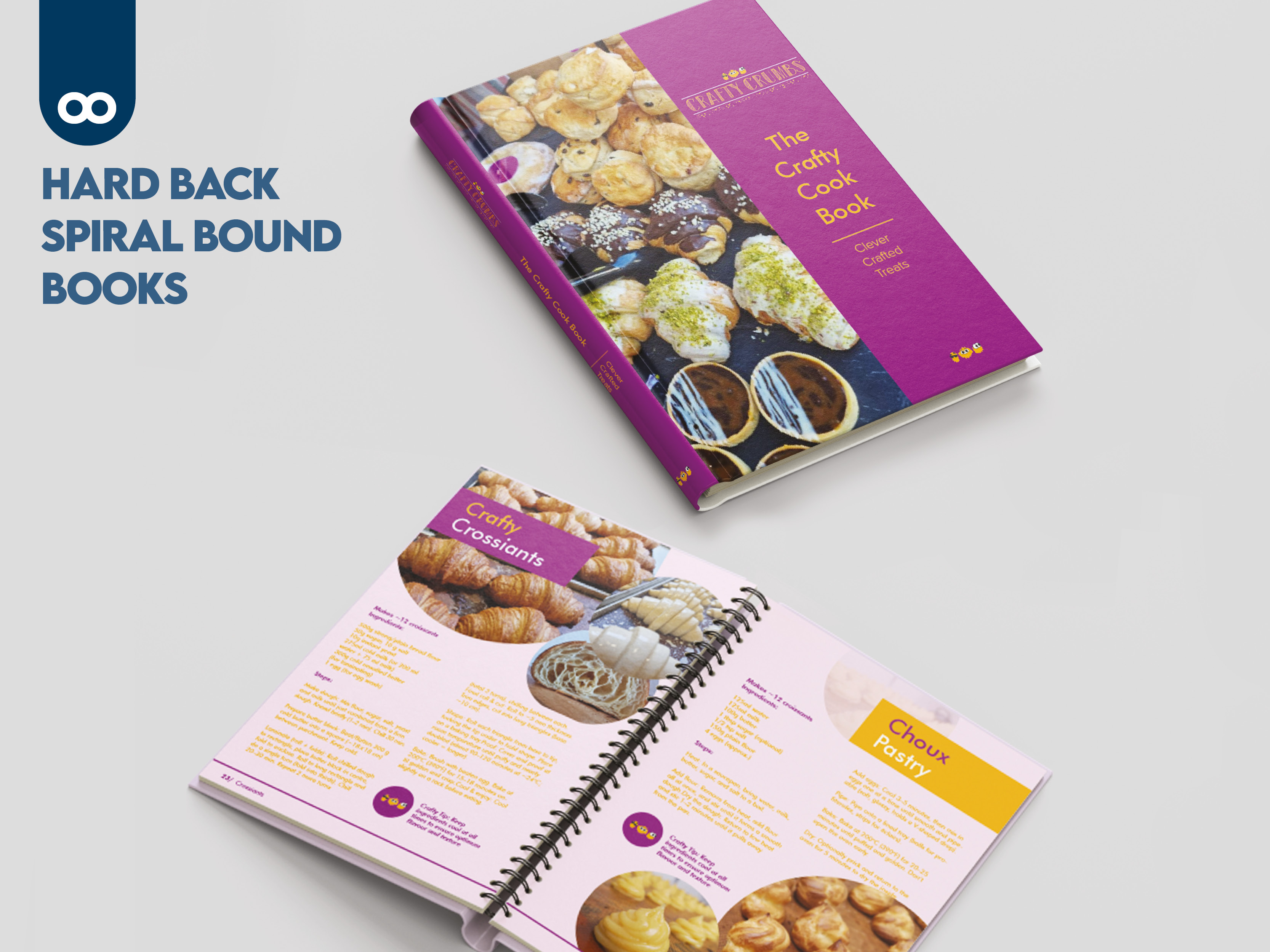 Hard Back Spiral Bound Books